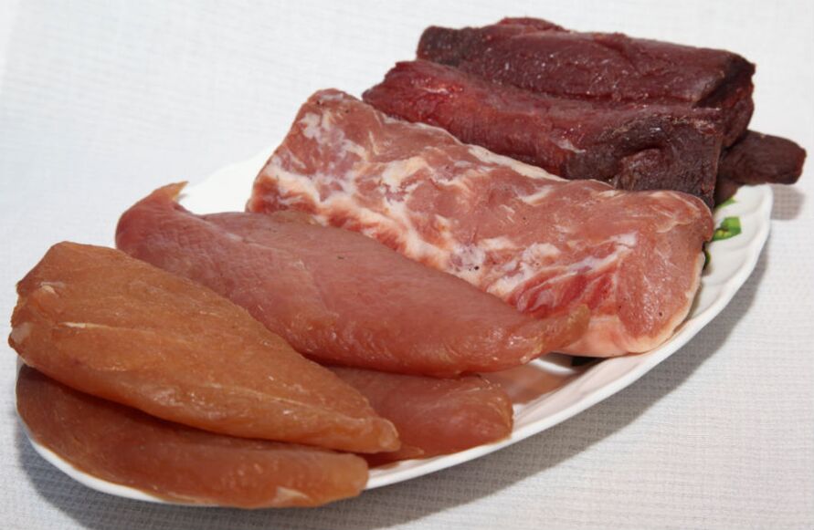 mäsové výrobky s prvou krvnou skupinou