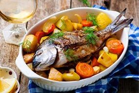 pečené ryby pre stredomorskú stravu